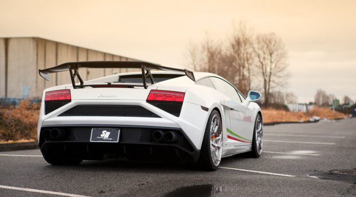 White Lamborghini Gallardo LP560-4 Stuns With PUR Wheels