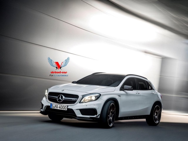 Production-Spec Mercedes-Benz GLA 45 AMG Rendered