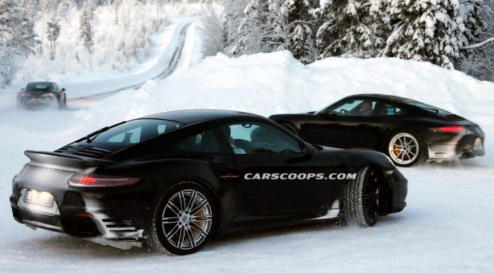 Facelifted Porsche 911 Turbo Spotted Testing, Or Just a Current-Gen Test Mule?