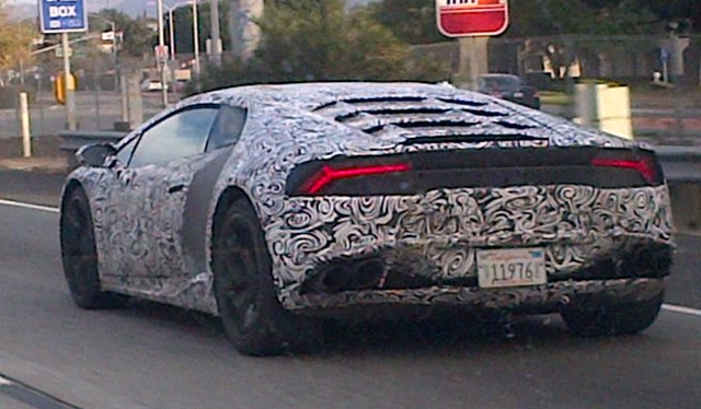 Camouflaged Lamborghini Huracan spotted in California