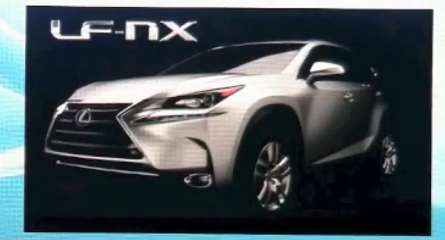 Production Lexus LF-NX Leaks Following During Presentation