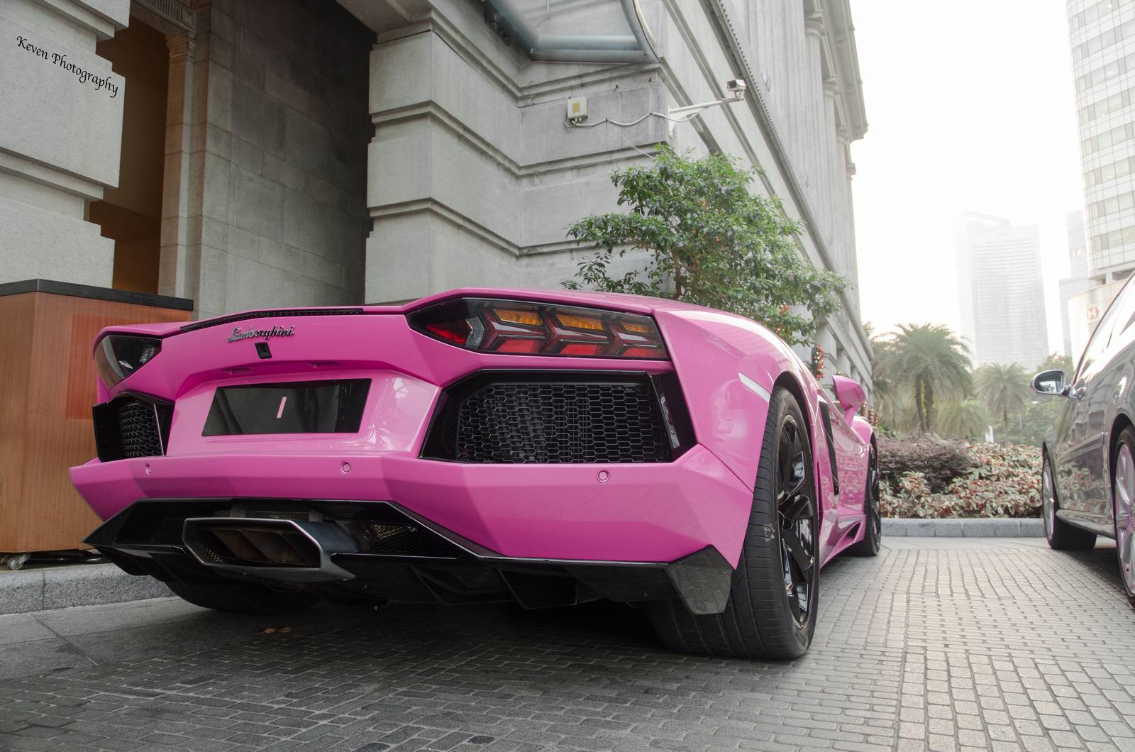 Lamborghini Aventador Finished In Bright Pink Gtspirit