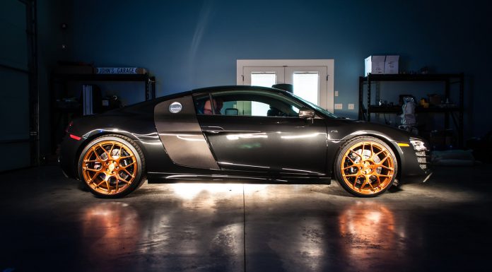 Audi R8 Rides on Copper HRE Wheels