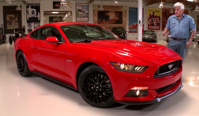 Jay Leno Celebrates 50 Years of Mustang With 2015 GT