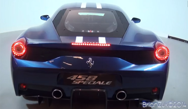 Hear the Ferrari 458 Speciale Revving