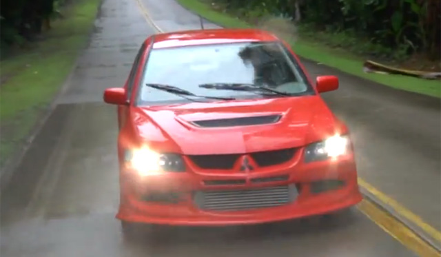 Driving a 900hp Mitsubishi Lancer Evo in Panama