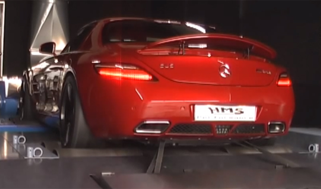 Supercharged Mercedes-Benz SLS AMG Sounds Brutal on the Dyno