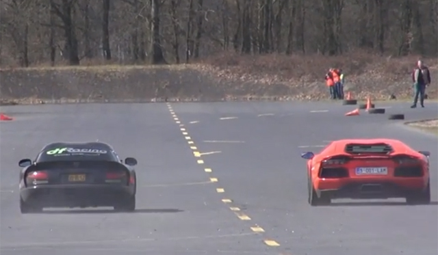 Heffner Dodge Viper vs Lamborghini Aventador and Nissan GT-R