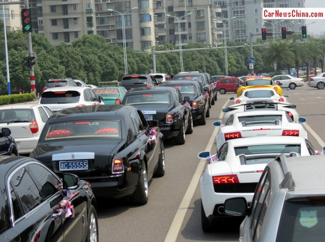 Epic Chinese Wedding Sees 25 Superca Strong Convoy