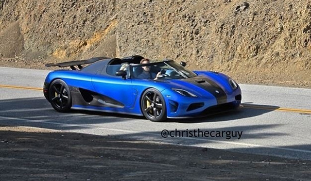One-off Koenigsegg Agera R Spotted on Mulholland Drive