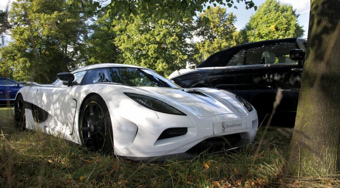 Photo of the Day: White Koenigsegg Agera at Salon Prive 2013