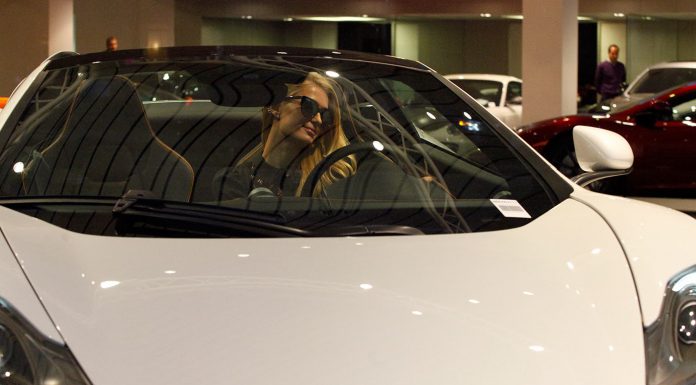 Paris Hilton Picks up Stunning White McLaren 12C Spider