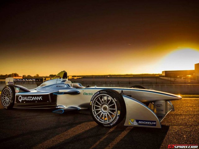 Formula-E Car Debuts in Las Vegas