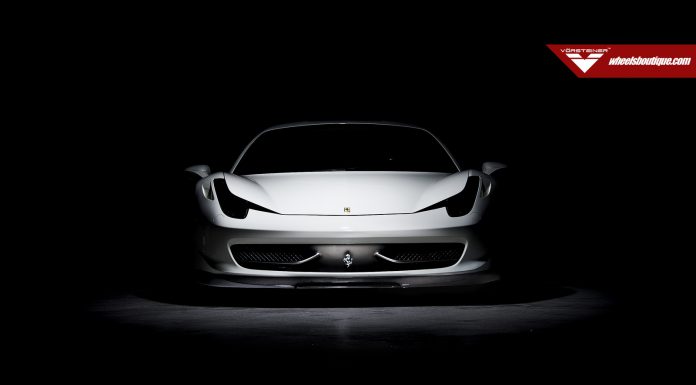 Sleek White Ferrari 458 Italia by Vorsteiner