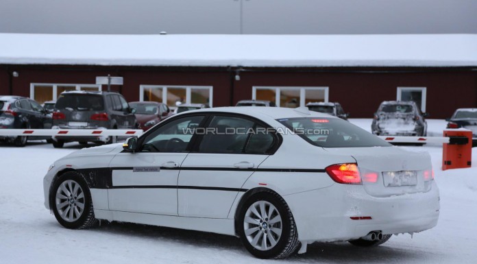 BMW 3-Series Plug-In Hybrid Spotted Testing