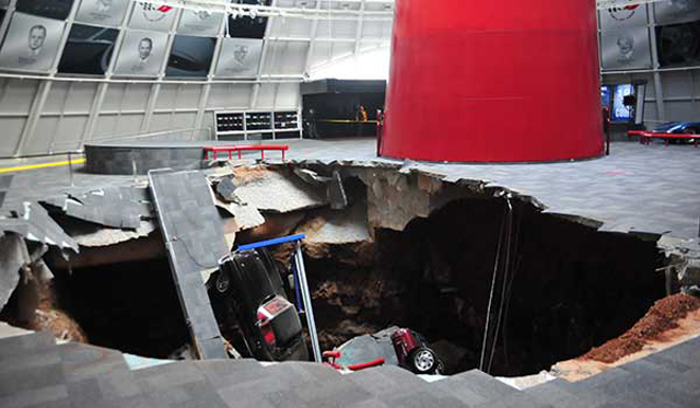 New Videos Emerge of the Corvette Museum's Sinkhole