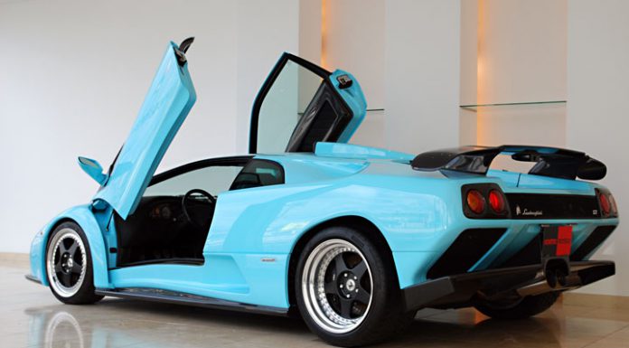 Ice Blue 2001 Lamborghini Diablo GT For Sale in Japan