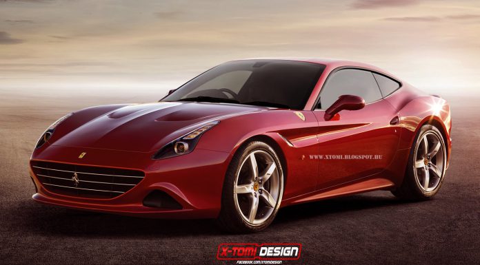 2015 Ferrari California T Rendered As a Coupe