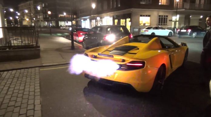 Flamethrower McLaren 12C 