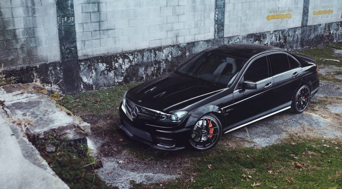 Obsidian Black Mercedes-Benz C63 Edition 507 by Mode Carbon 