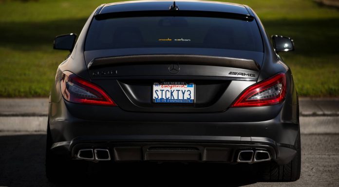 Matt Black Mercedes-Benz CLS63 AMG S by Mode Carbon