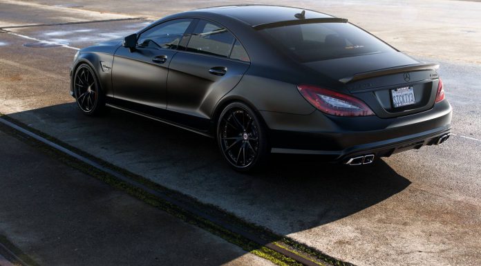 Matt Black Mercedes-Benz CLS63 AMG S by Mode Carbon