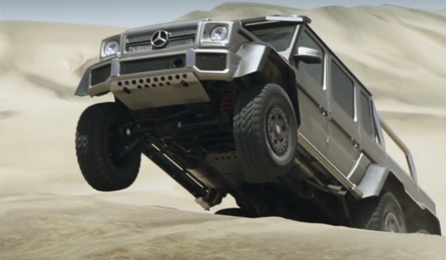 Mercedes-Benz G63 AMG 6x6 Shows Off Its Offroading Skills