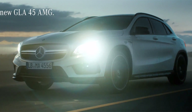 Mercedes-Benz GLA 45 AMG Commercial Revealed