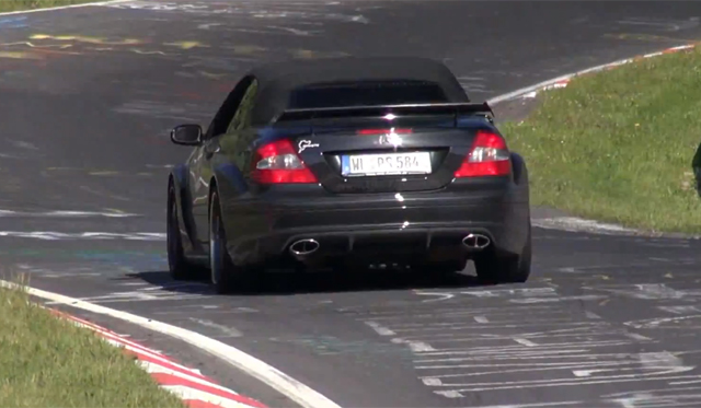 Rare Mercedes-Benz CLK AMG DTM Cabriolet at Nurburgring