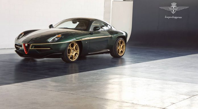 Green Alfa Romeo Disco Volante 