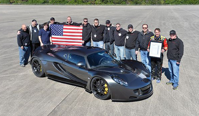 Hennessey Venom GT Hits Record 270.49 mph at NASA