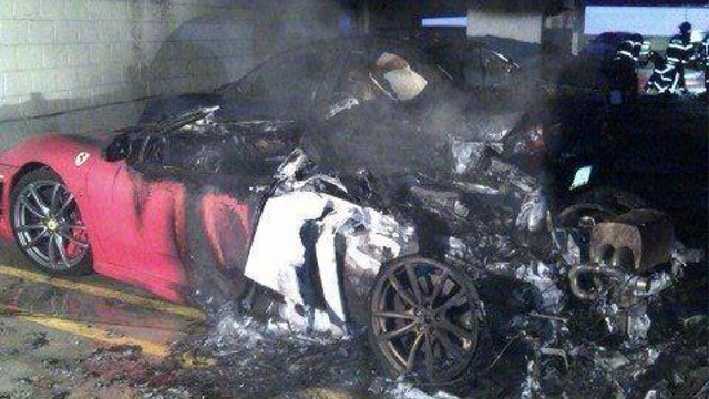 Ferrari F430 Burns in U.S. Hospital Fire