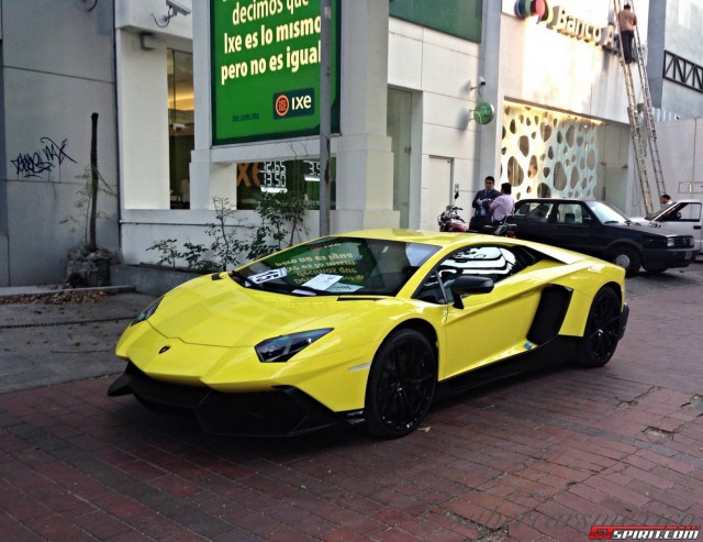 The First Lamborghini Aventador 50 Anniversario in Mexico 