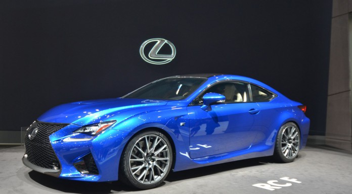 Lexus RC F Coupe at the Geneva Motor Show 2014