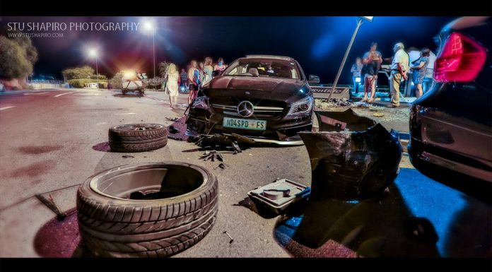 Mercedes-Benz CLA 45 AMG Crashes in South Africa