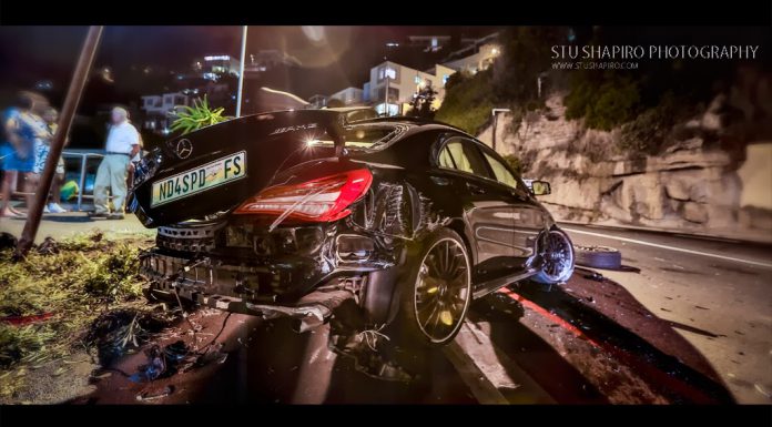 Mercedes-Benz CLA 45 AMG Crashes in South Africa