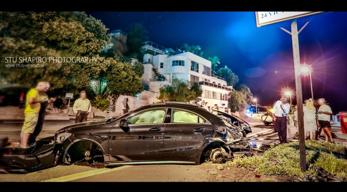 Mercedes-Benz CLA 45 AMG Crashes in South Africa