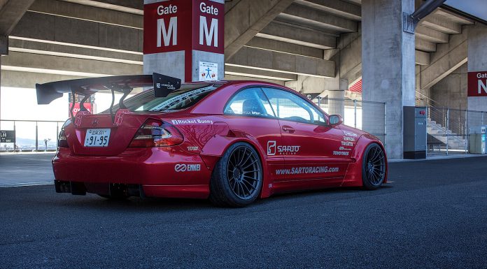 Mercedes-Benz CLK by Rocket Bunny Takes Extreme to a New Level