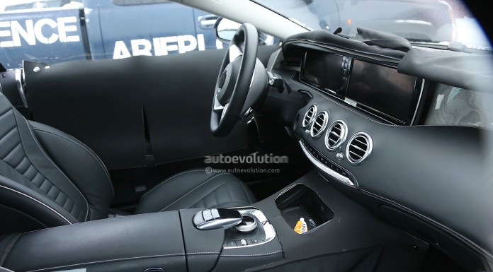 Mercedes-Benz S-Class Coupe Interior Spied