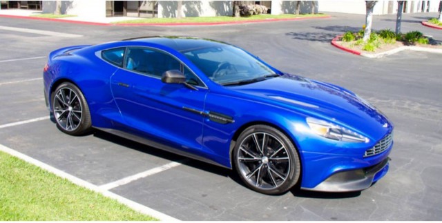 Union Jack Wrapped Aston Martin Vanquish