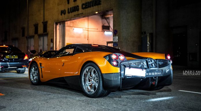 Second Orange Pagani Huayra Arrives in Hong Kong