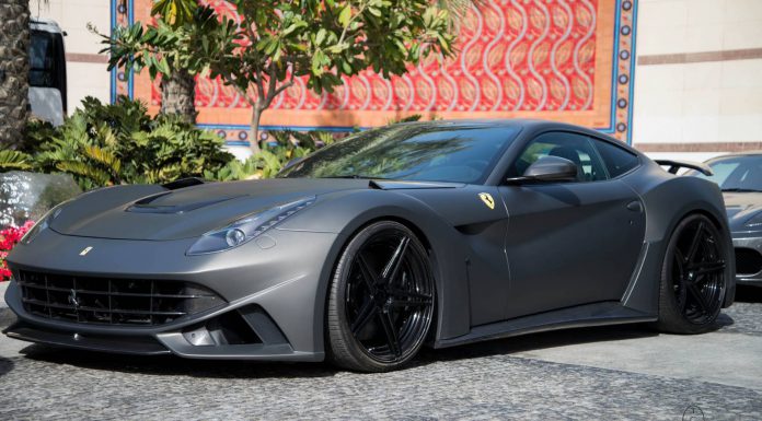 Matt Grey Ferrari F12 Novitec N-Largo