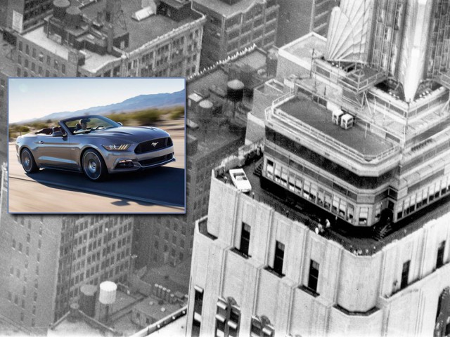 Ford Mustang Celebrates 50th Anniversary with  Empire State Building Display