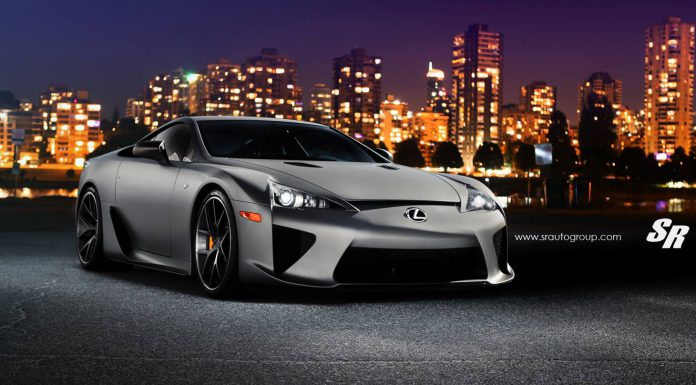 Matte Silver Lexus LFA 