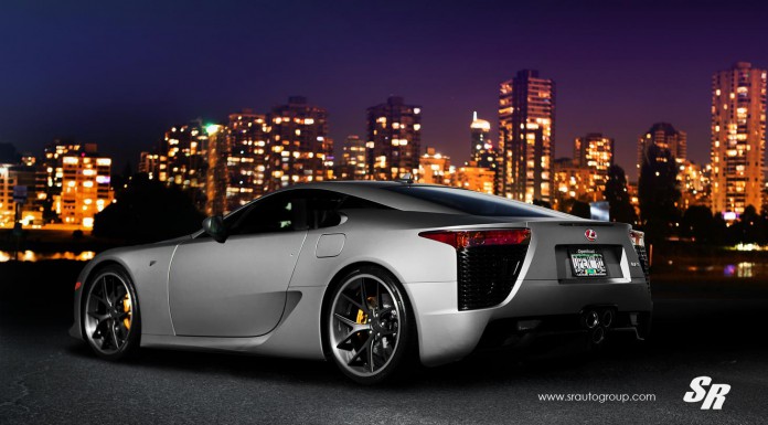 Matte Silver Lexus LFA 