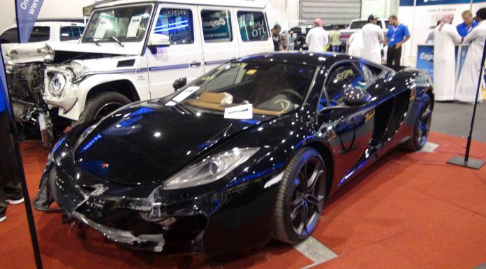 Wrecked McLaren 12C Up for Sale