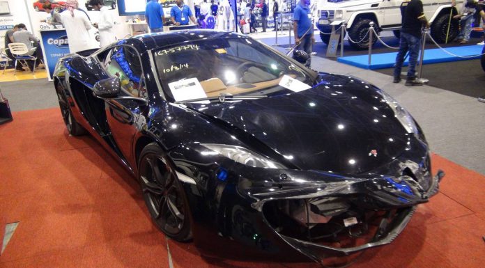 Wrecked McLaren 12C Up for Sale