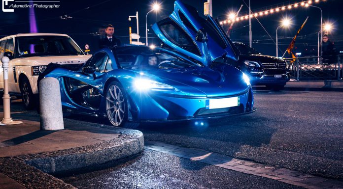 Photo of the Day: Blue McLaren P1 in Geneva 