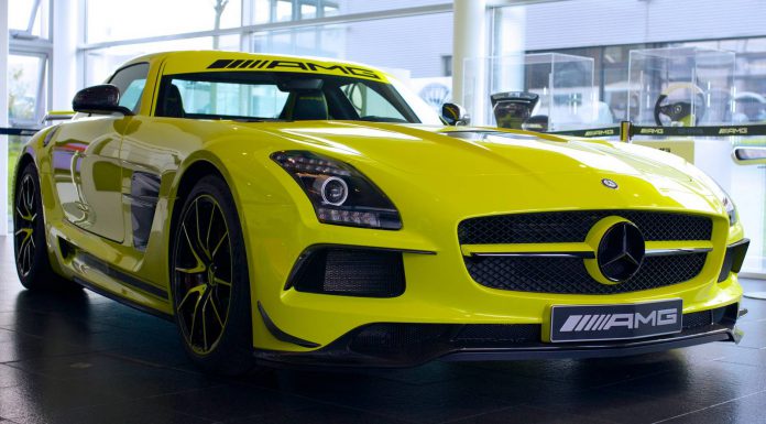 Neon Yellow Mercedes-Benz SLS AMG Black Series