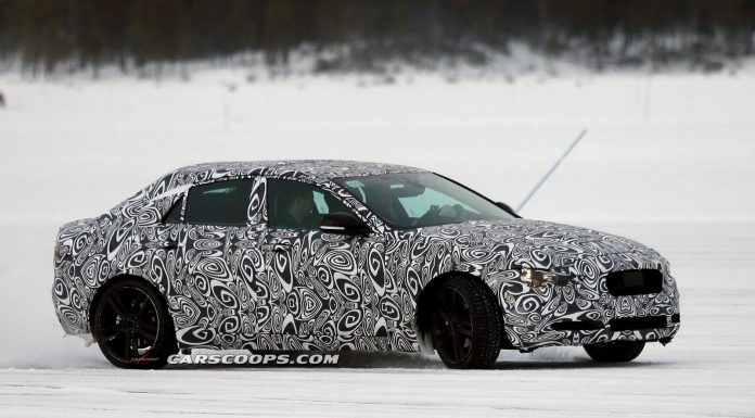 Jaguar XE Spied Sliding in the Snow!
